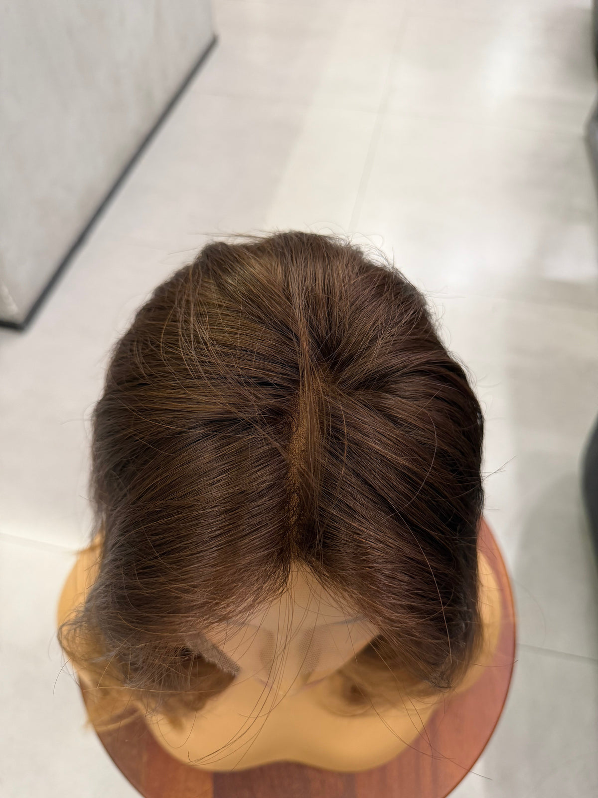 CLAIRE | Warm Honey Balayage Layered Lace Top Wig