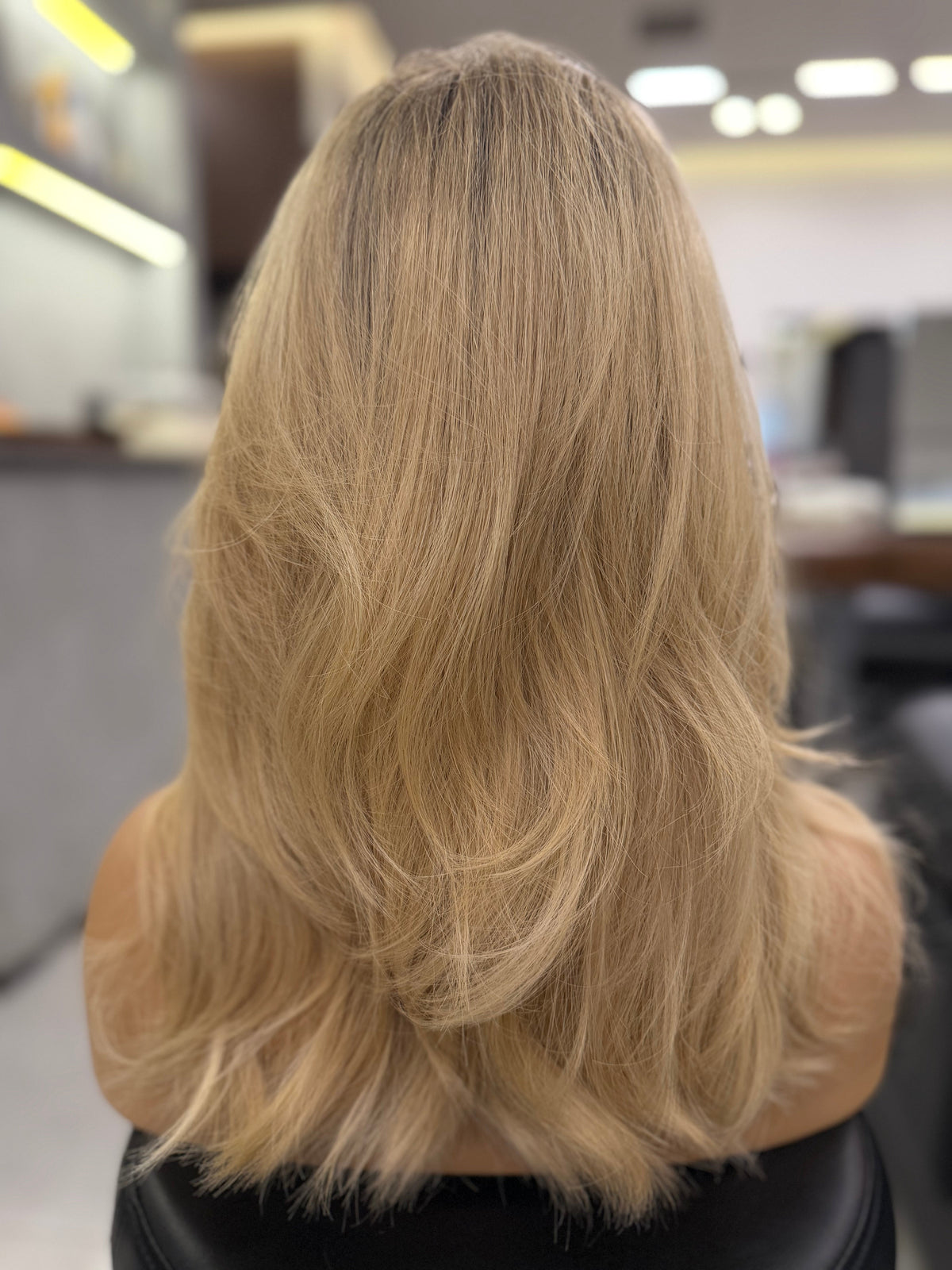 ANASTASIA | Rooted Balayage Layers |  Swiss Lace Top Wig