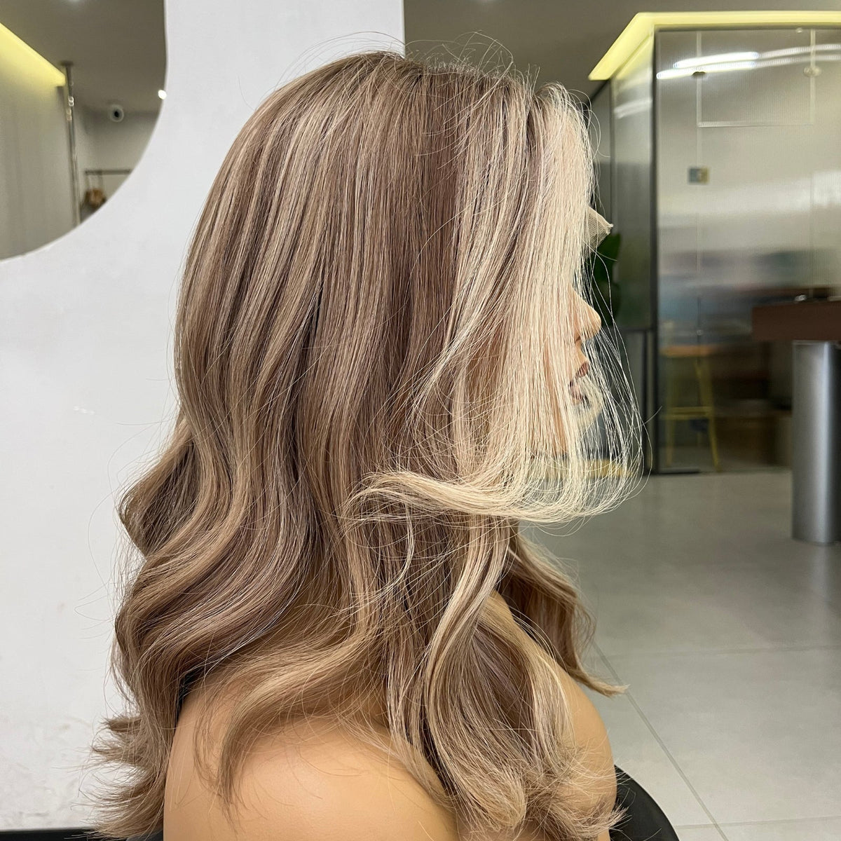 GIANNA | Cool Vanilla Blonde Lace Top Wig