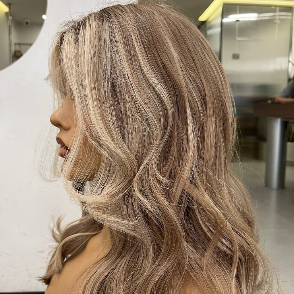 GIANNA | Cool Vanilla Blonde Lace Top Wig