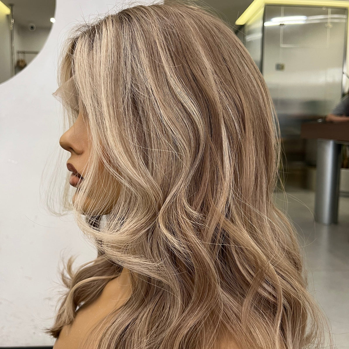 GIANNA | Cool Vanilla Blonde Lace Top Wig