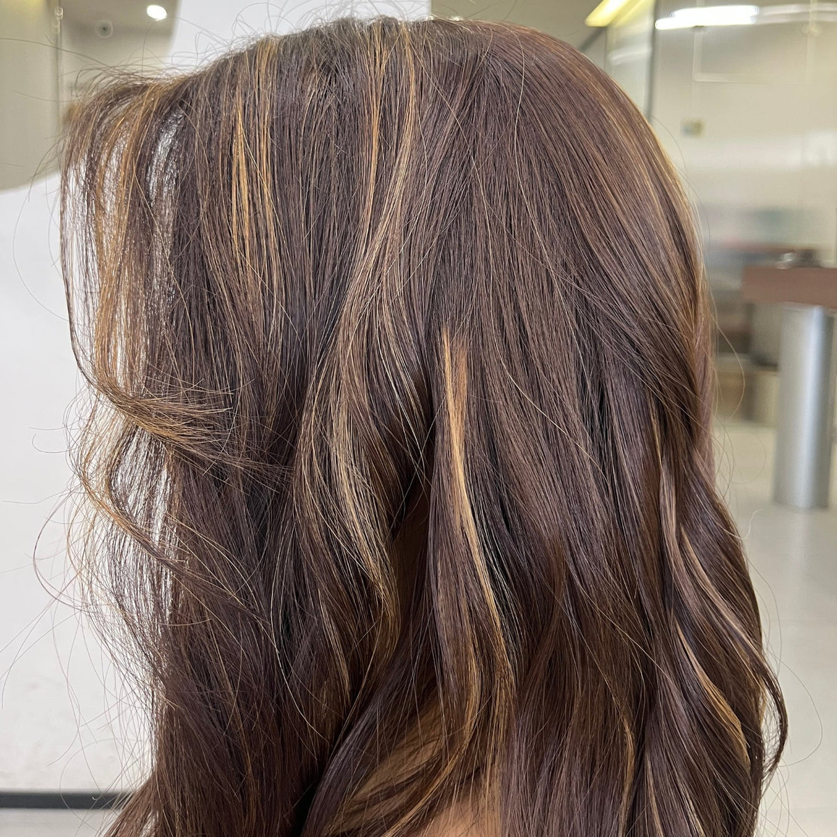 VELVA | Caramel Brown Ponytail Lace Wig