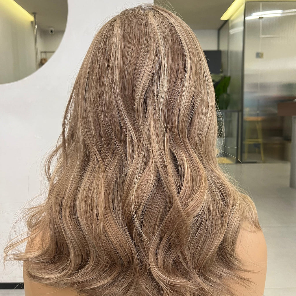 GIANNA | Cool Vanilla Blonde Lace Top Wig