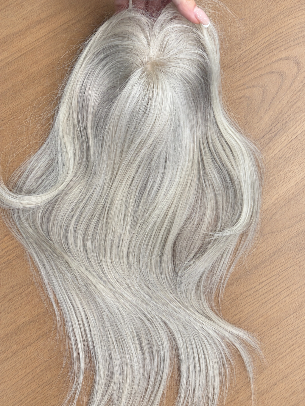 SILVER GREY | MONO SILK TOPPER | 3"×5"