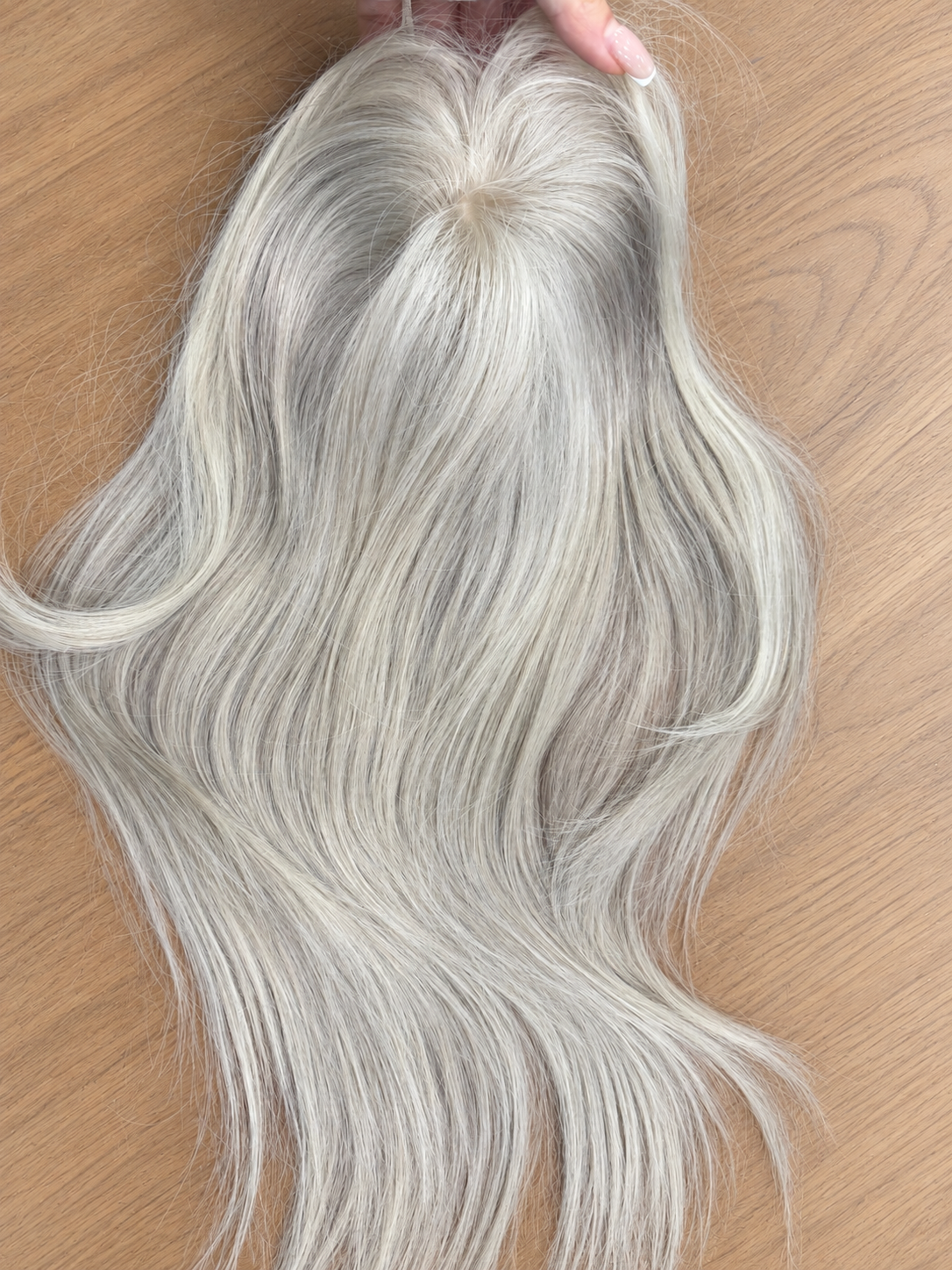 SILVER GREY | MONO SILK TOPPER | 3"×5"