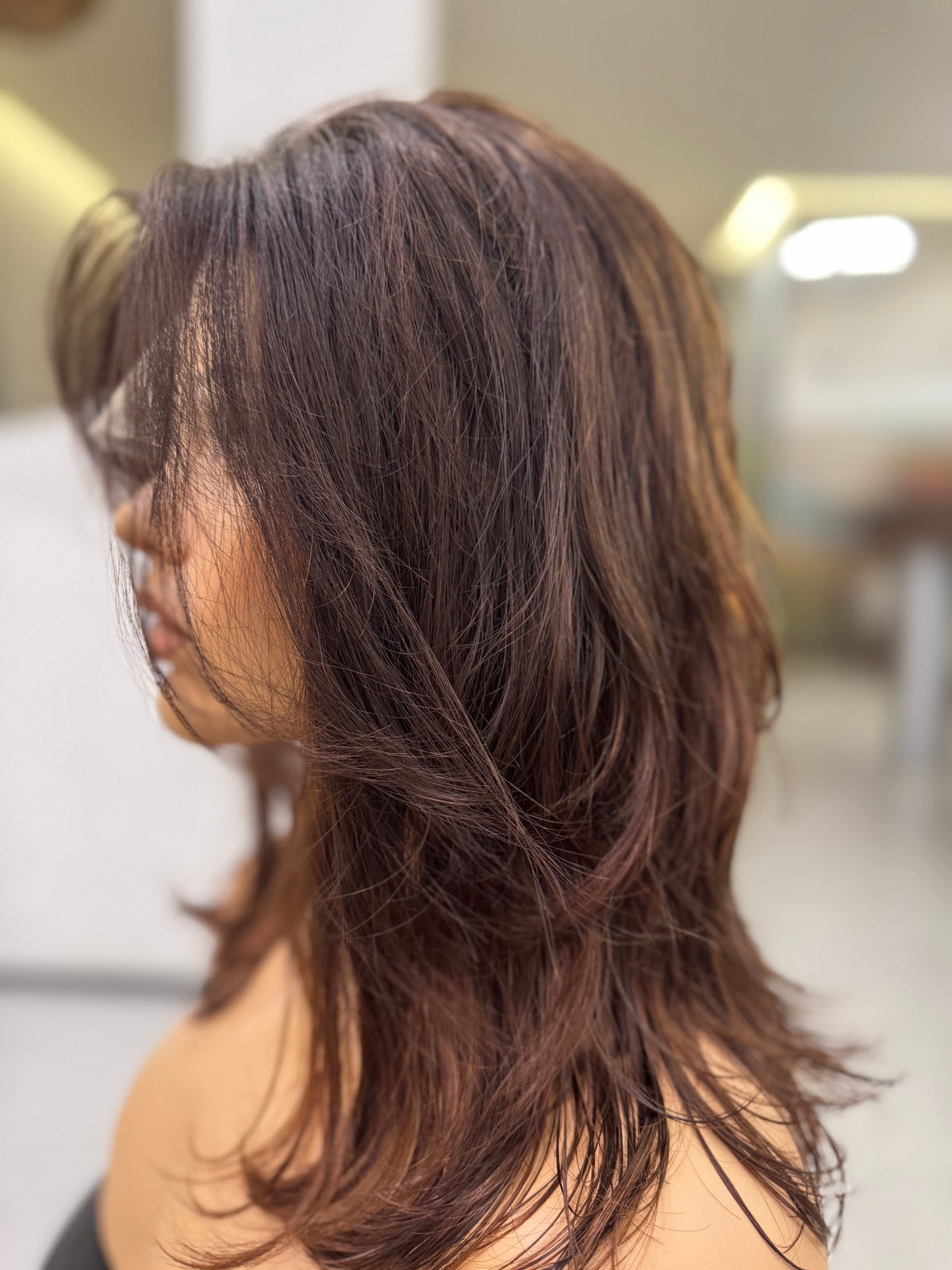 MEL | Mocha Mousse Brown Lace Top Wig