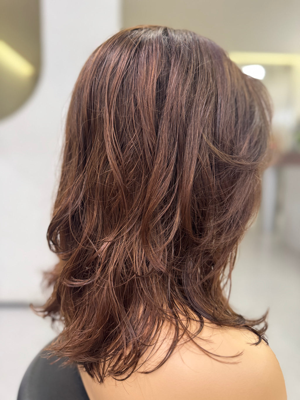 MEL | Mocha Mousse Brown Lace Top Wig