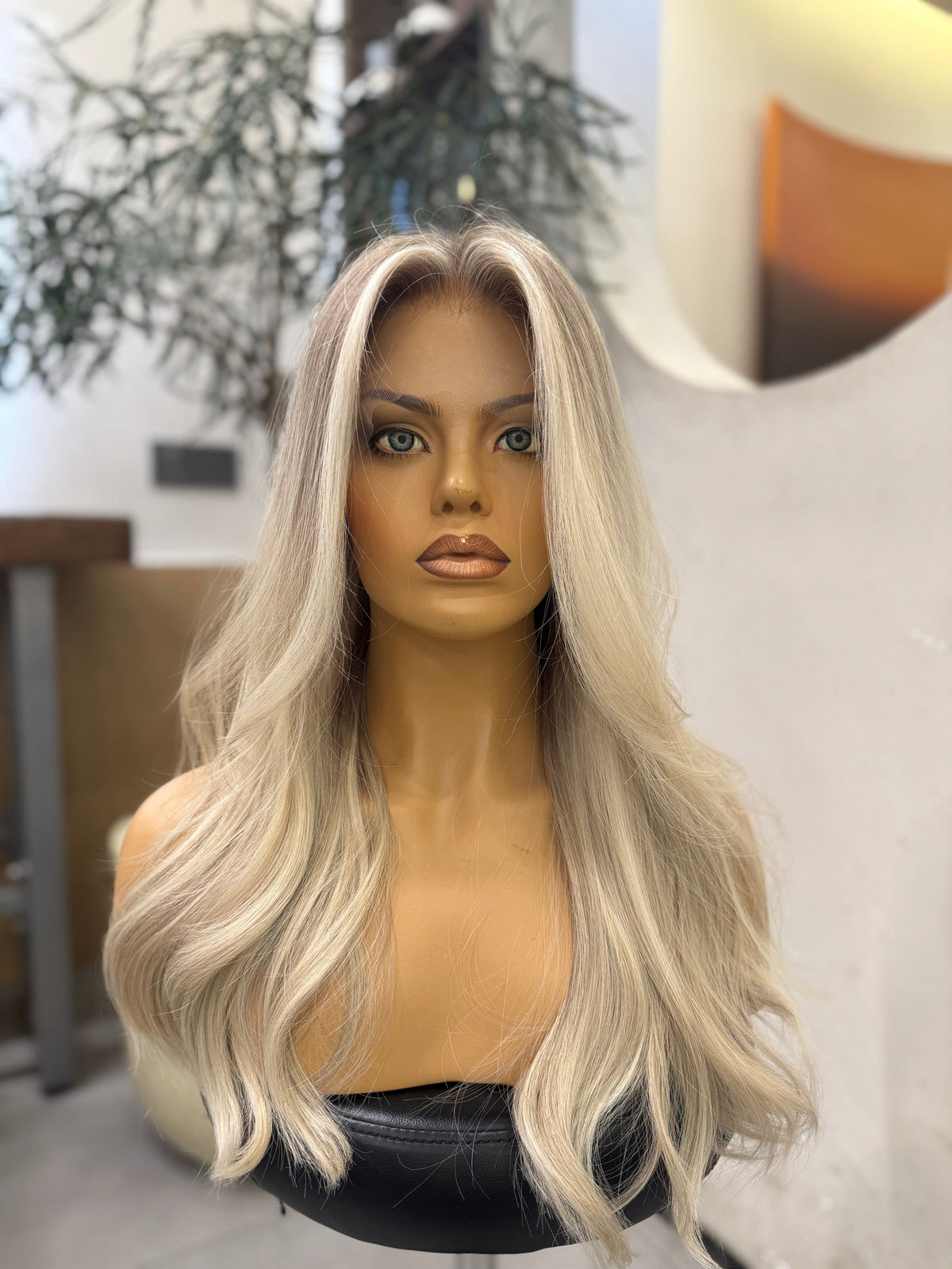 CAMILA | Light Beige Blonde | Lace Top Wig