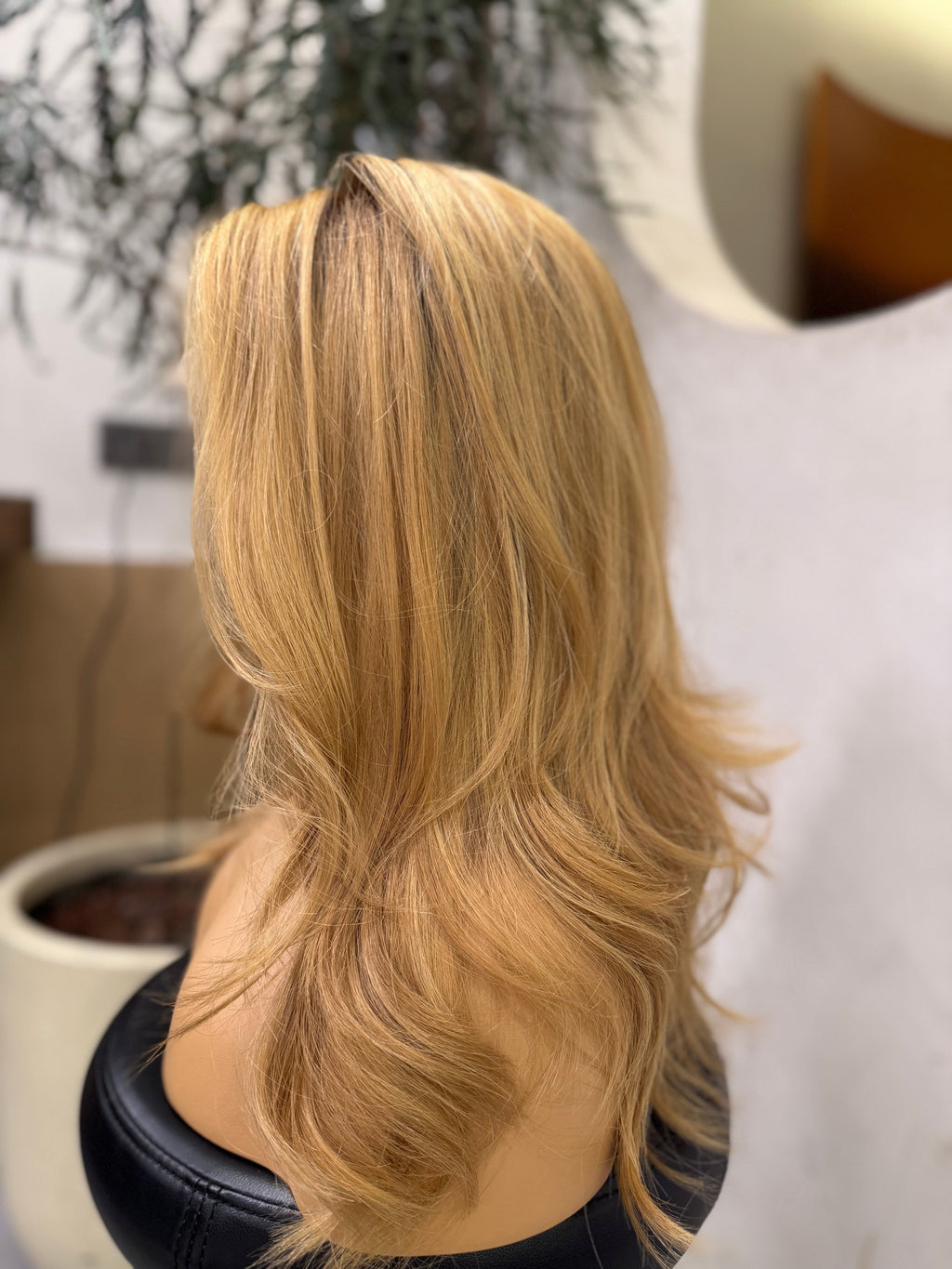 SERENA | Rooted Honey Blonde | Lace Top Wig
