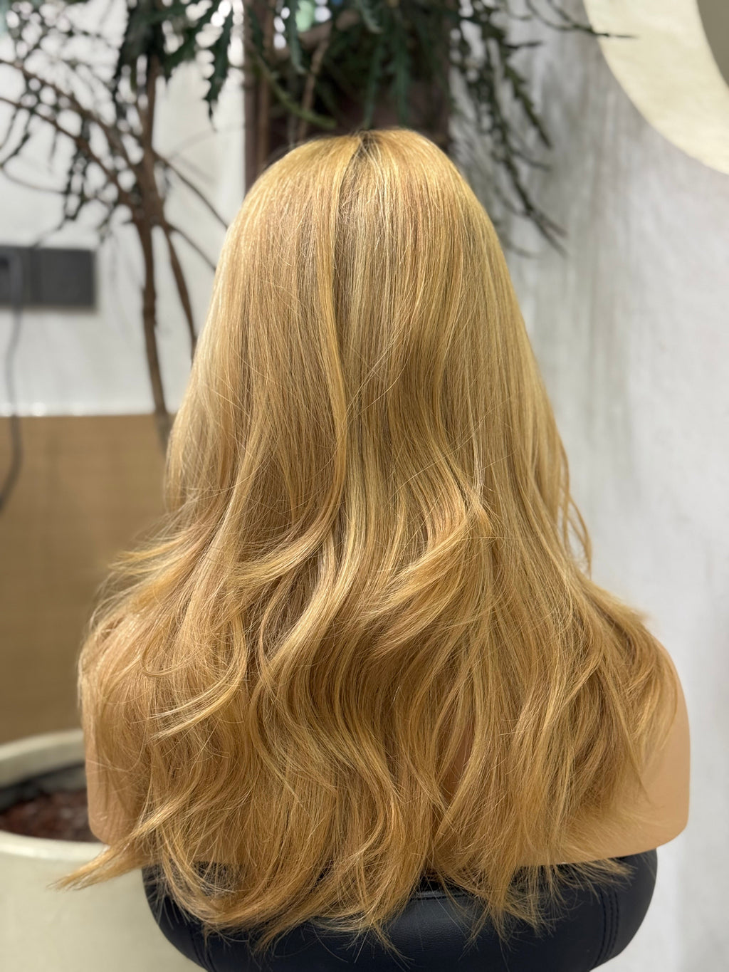 SERENA | Rooted Honey Blonde | Lace Top Wig