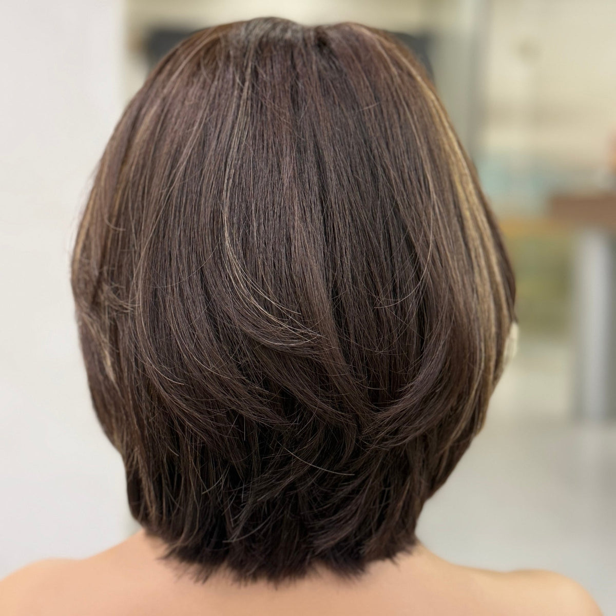 KAMYLA | Sun-Kissed Layered Lob Lace Top Wig