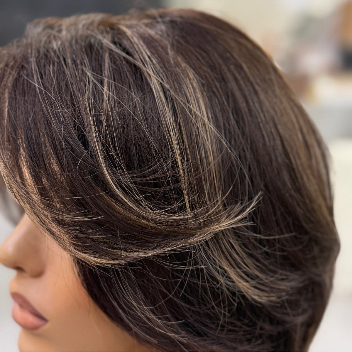 KAMYLA | Sun-Kissed Layered Lob Lace Top Wig