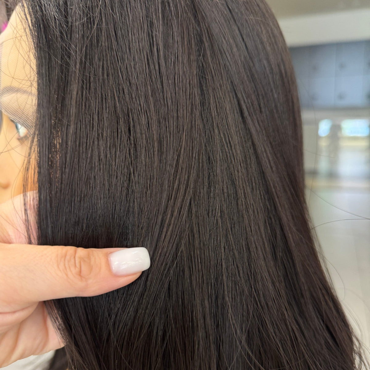 MELANIE | Raw Virgin Brown Lace Top Wig