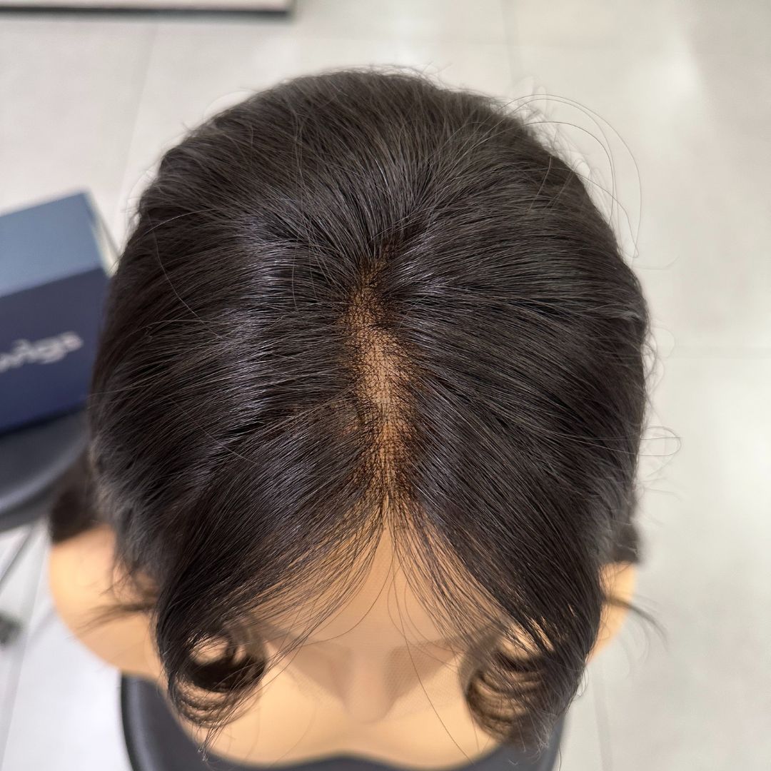 NATALIE | Layered Darkest Brown (level 4) Lace Top Wig