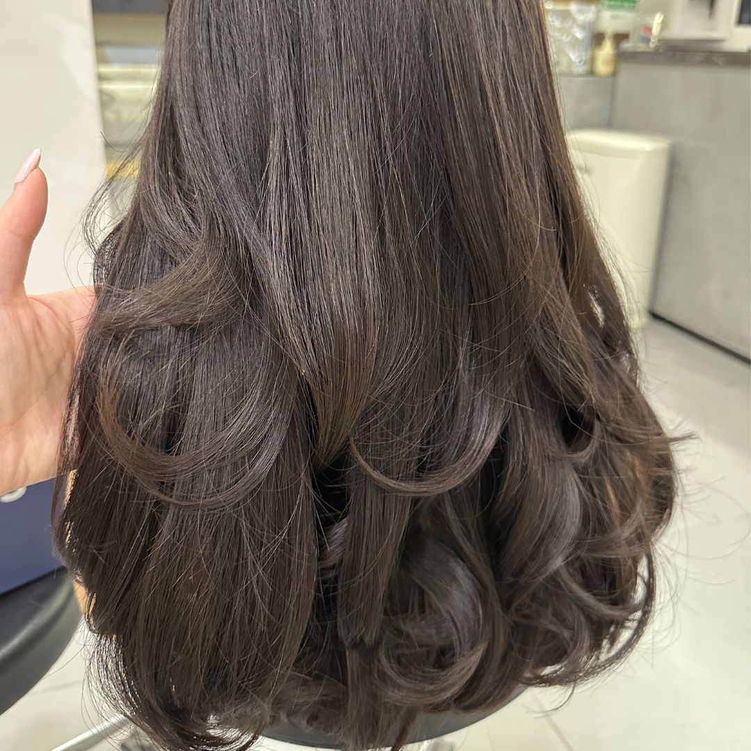 NATALIE | Layered Darkest Brown (level 4) Lace Top Wig