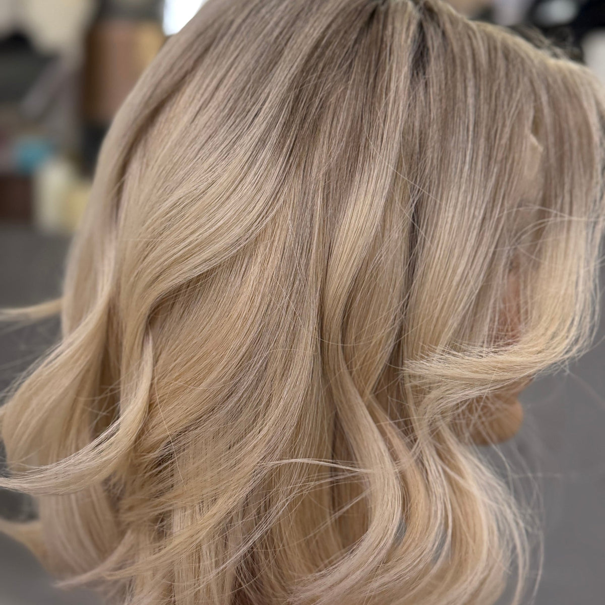 MARGOT | Icy Blonde Bob Lace Top Wig