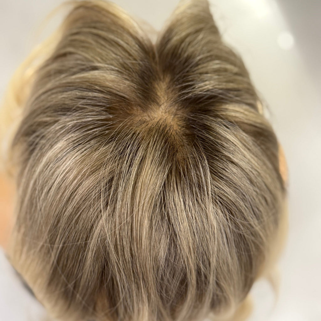 MARGOT | Icy Blonde Bob Lace Top Wig