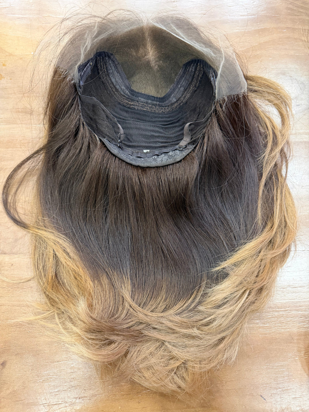CLAIRE | Warm Honey Balayage Layered Lace Top Wig