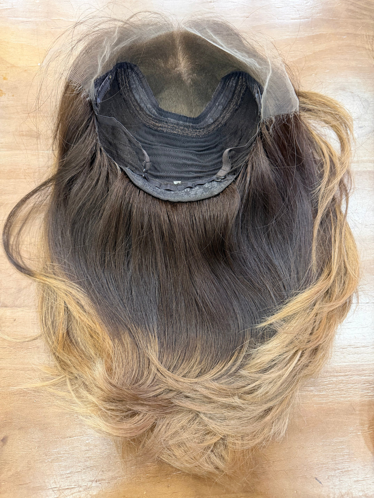 CLAIRE | Warm Honey Balayage Layered Lace Top Wig